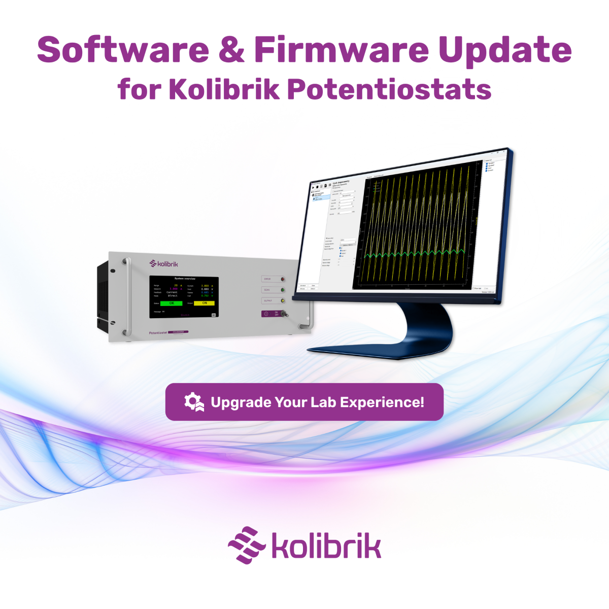 Software & Firmware Update for Kolibrik Potentiostats